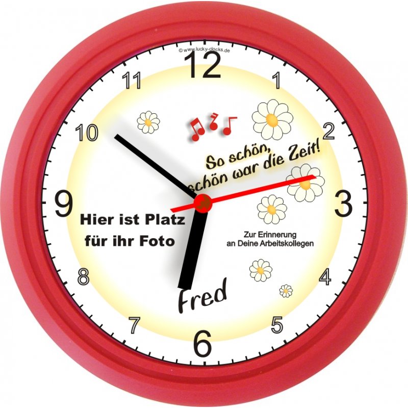 LUCKY CLOCKS / Wanduhren / personalisierte Geschenke für jeden Anlass