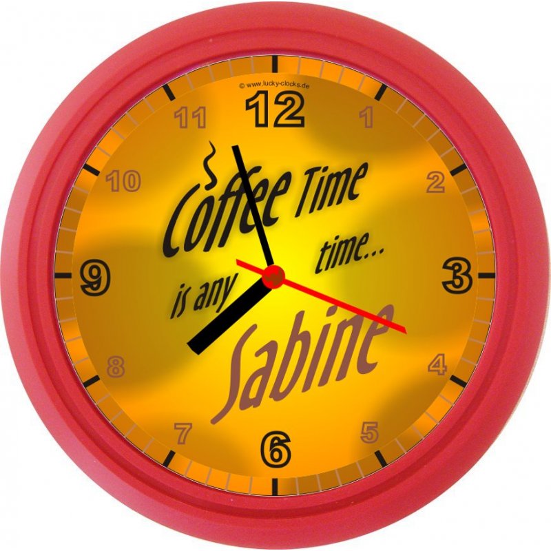 LUCKY CLOCKS / Wanduhren / personalisierte Geschenke für jeden Anlass