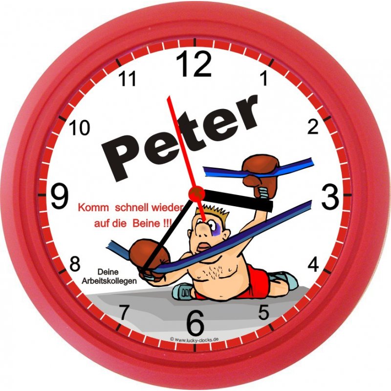 LUCKY CLOCKS / Wanduhren / personalisierte Geschenke für jeden Anlass