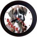 Tieruhr Boxer mit Pfeife