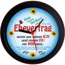 Ehevertrag mit Zitaten blau